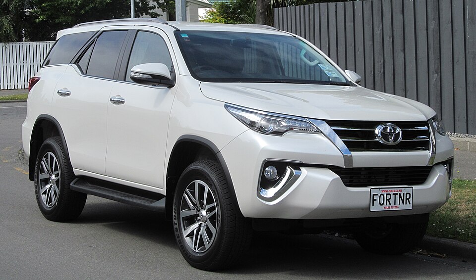SUV vehicle type example